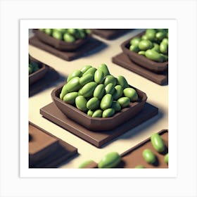 Green Beans 5 Art Print