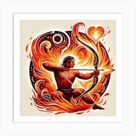 Artiphoria Sagittarius, Maori V Art Print