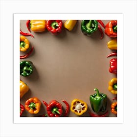 Colorful Peppers 94 Art Print