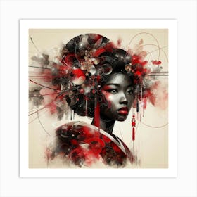 Geisha 4 Art Print