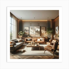 Modern Living Room 23 Art Print