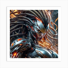 Female Character From Starcraft jhu Art Print