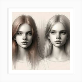 Portrait Of A Girl 16 Art Print