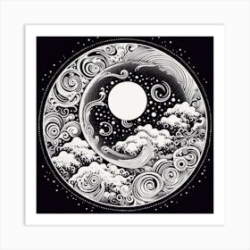 Yin And Yang 10 Art Print