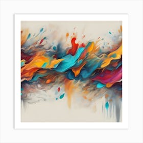 Abstract Painting 25 Art Print