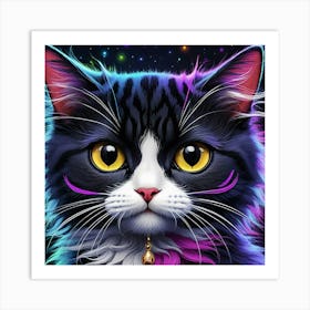 Cat In Space ghh Art Print