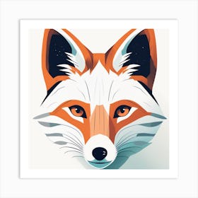 Fox Head Art Print