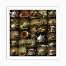 Tea Art 176 Art Print