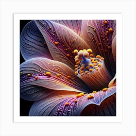 Abstract Flower Art Print