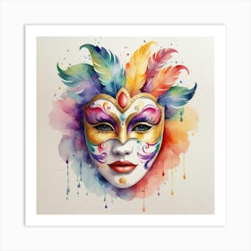 Carnival Mask 4 Art Print