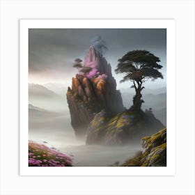 tree at the end of the world Art Print