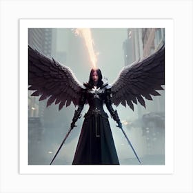 Angel Of Death 2 Art Print