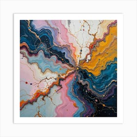 Abstract Abstract Painting 3 Art Print