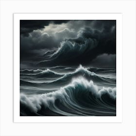 Stormy Seas 5 Art Print