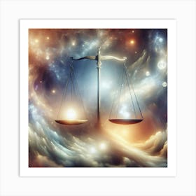 Scales Of Justice Art Print