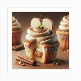 Apple Cupcakes Art Print