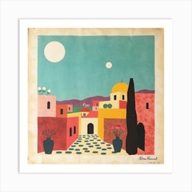 Israeli Village Art Print