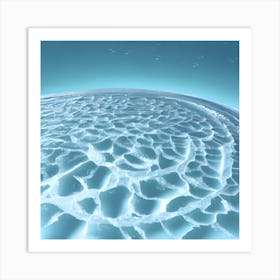 Ice Sphere Art Print