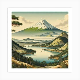 Mt Fuji Art Print