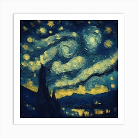 Starry Night Art Print