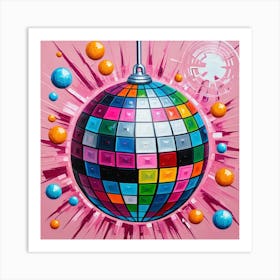 Disco Ball 3 Art Print