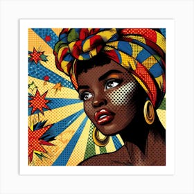 Zandile Pop African Woman Art Print