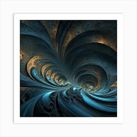 Fractal Patterns art print11 ... Art Print