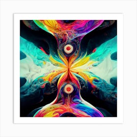 Symmetric Psychology Art Print