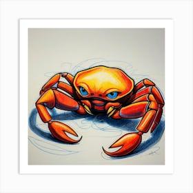 Crab! 5 Art Print