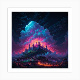 Castle On The Hill 2 Art Print