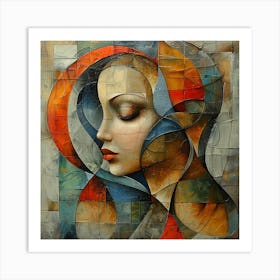 Portrait Of A Woman 19 Art Print