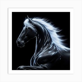 Creative Horse Beauty Illustration Nr 90 Art Print