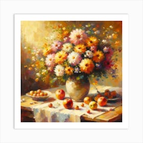 Flowers In A Vase 6 Art Print