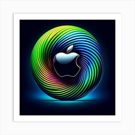 Apple Logo Art Print