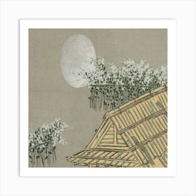 House In The Moonlight Art Print