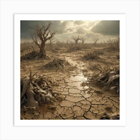 Dry Land 28 Art Print