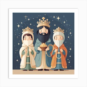 Three Wise Men Art Print