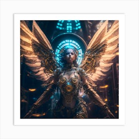 Steampunk Angel Art Print