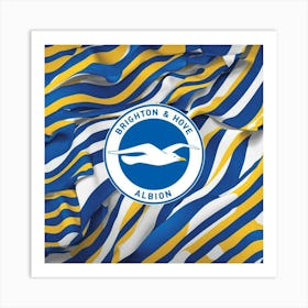 Brighton and Hove Albion Logo Wall Art 12 Art Print