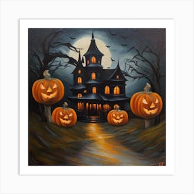 Haunted House 5 Art Print