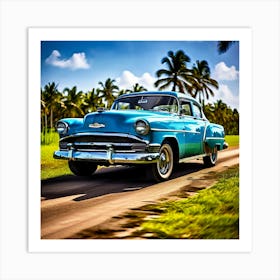 Classic Chevrolet Bel Air Art Print