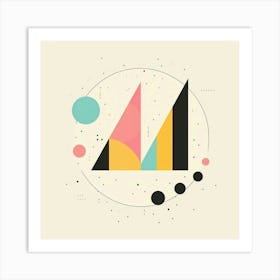 M Logo Art Print