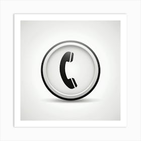 Call Button Vector Art Print