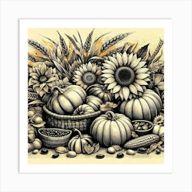 Autumn harvest 2 Art Print