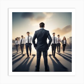 “Great Things In Business Are Never Done By One Person, They Re Done By A Team Of People Art Print