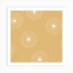 Sunbursts Art Print