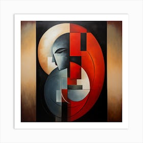 Abstract Of A Woman 5 Art Print