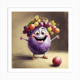 Grapes 4 Art Print