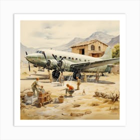 Pastel Forties: Watercolour Dreamscapes Art Print