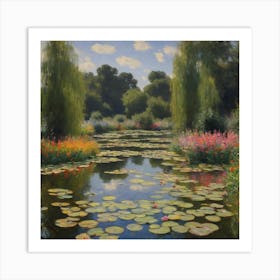 Lily Pond Art Print